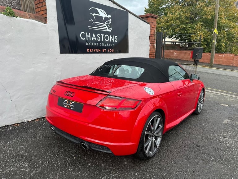 AUDI TT Convertible Red S-Line Black Edition Manual Petrol 2018
