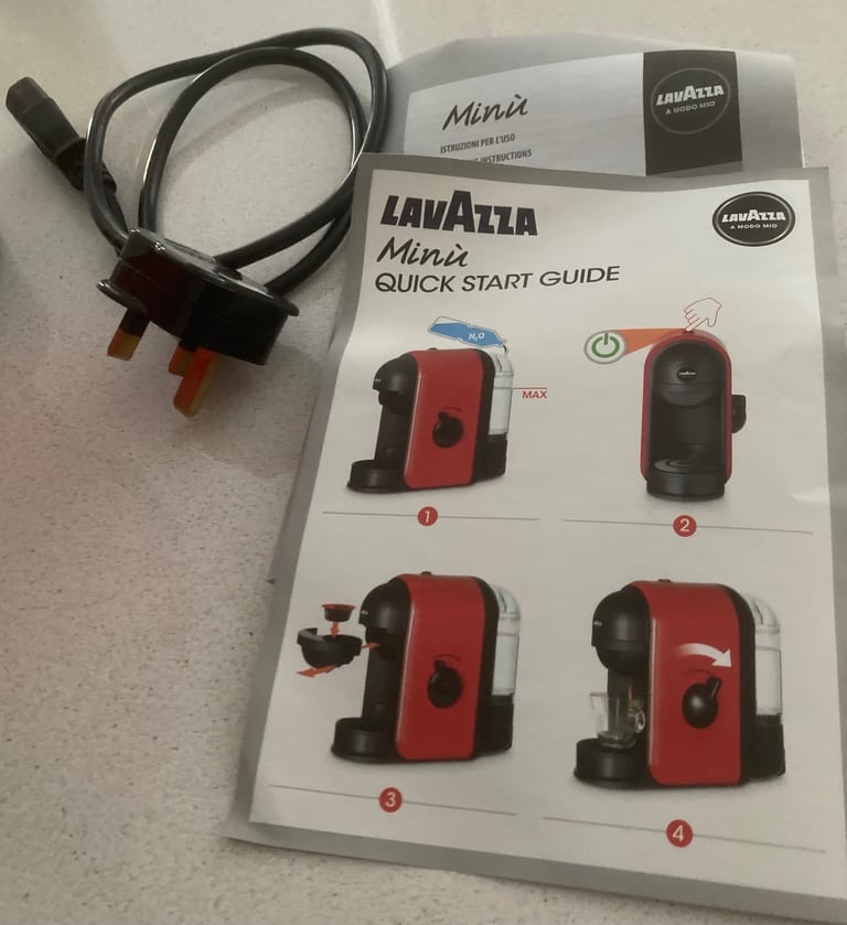 Lavazza A Modo Mia coffee maker, red
