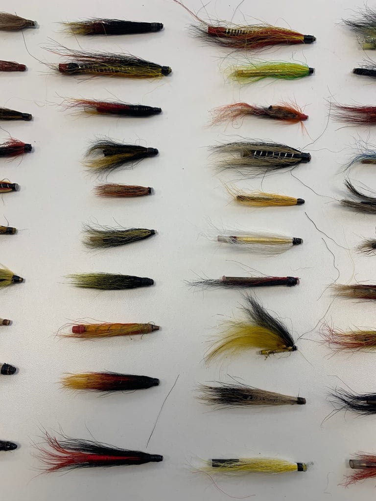New salmon fly fishing tube flies £1 each 