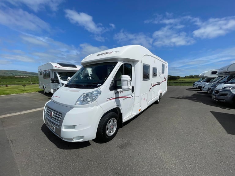 2008 RAPIDO 7090F 3 BERTH FIXED BED MOTORHOME WITH ONLY 23K MILES ANDERSON MOTORHOME SALES