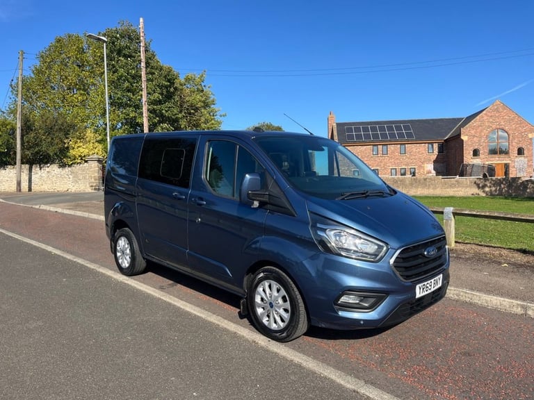2019 69 FORD TRANSIT CUSTOM 2.0 320 ECOBLUE LIMITED AUTO CREW VAN DOUBLE CAB 5DR