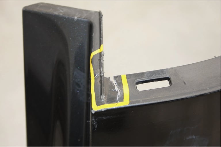 Mercedes EQC N293 AMG Rear Bumper 2019 ON A2938852900 Genuine *DAMAGED*