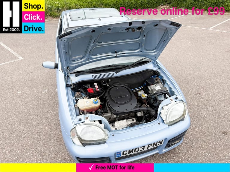 2003 Fiat Seicento 1.1 Sporting 3dr HATCHBACK Petrol Manual
