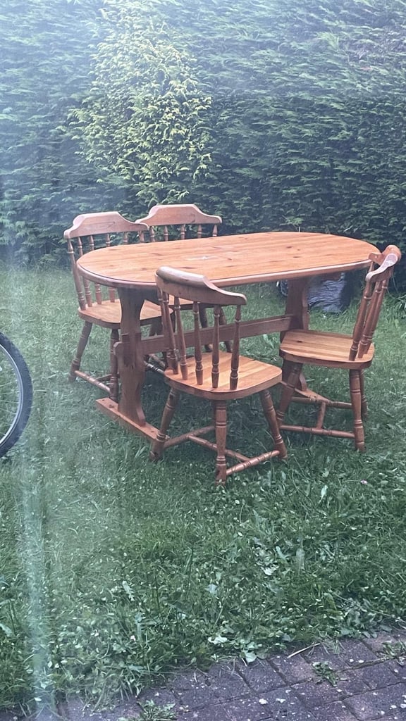 Dinner table and chairs