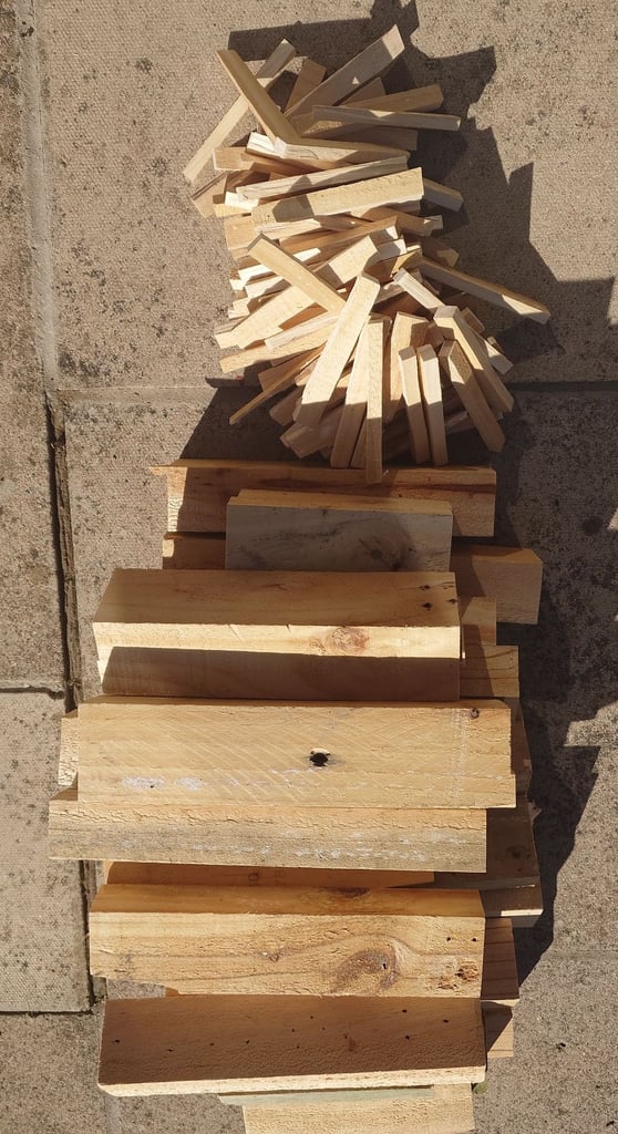 Firewood & kindling for log burner open fire.