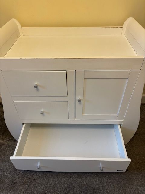 Nursery Set - Cot bed / Wardrobe / Changing Table Cabinet