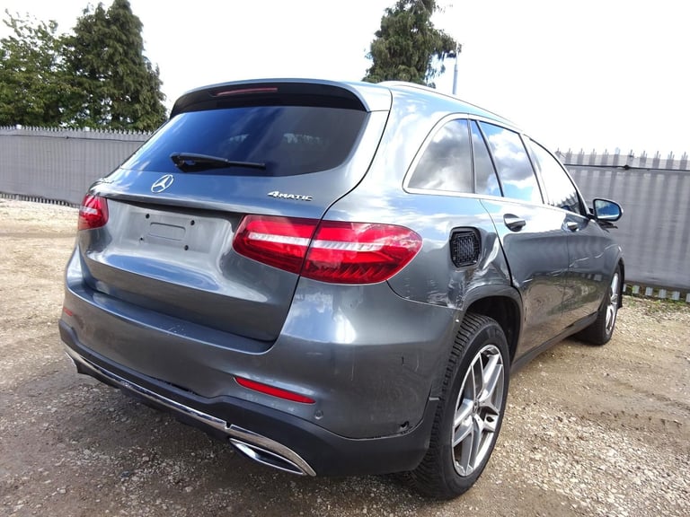 2018 67 REG MERCEDES BENZ GLC 250 D 4MATIC AMG LINE DIESEL AUTO DAMAGED SALVAGE