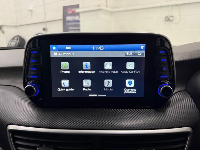 2018 68 HYUNDAI TUCSON 1.6 SE NAV CRDI 2WD MANUAL DIESEL WHITE EURO 6