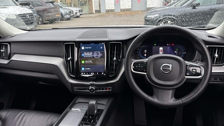 2023 Volvo XC60 Recharge Plus, T6 AWD plug-in hybrid, Electric/Petrol, Dark Estate Petrol Paralle...
