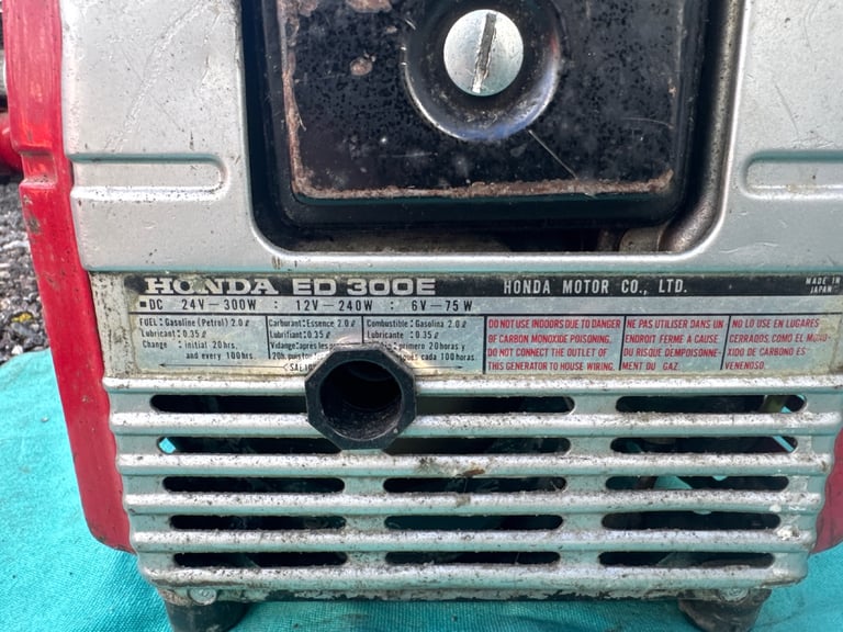 Honda ED 300 Portable Generator 6V 12V 24V
