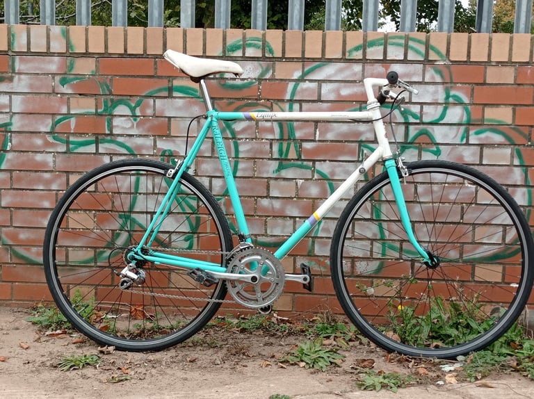 XL frame Raleigh custom flat bar road bike Bristol Upcycles 