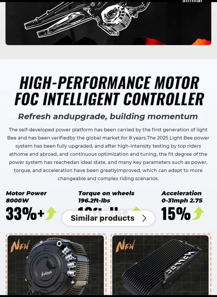 2025 Surron lbx motocross’s 