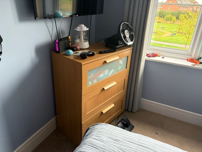 image for Ikea Malm drawers good condition