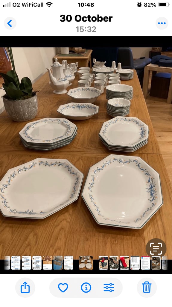 image for Fleur Dinner/Tea/coffee set 