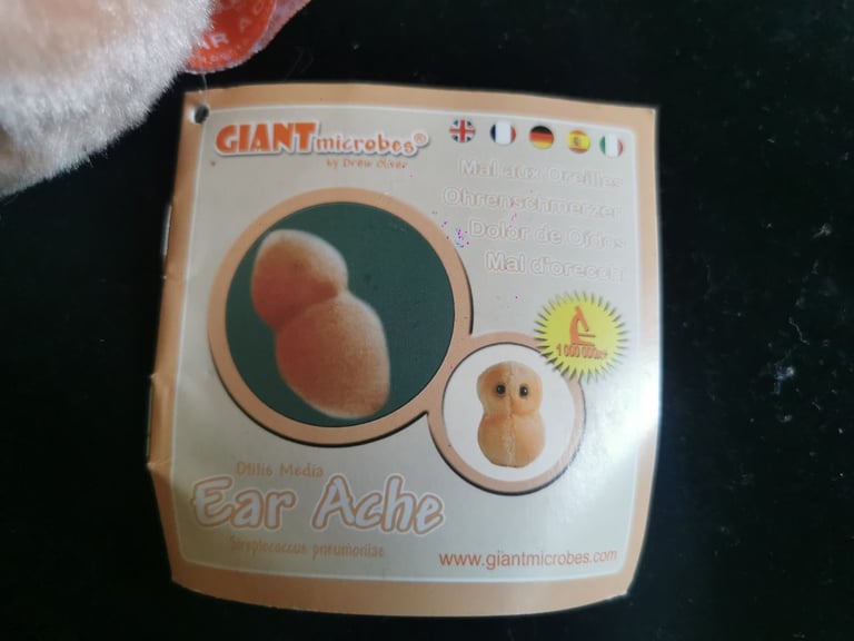 ​🦠 GIANT Microbes Plush Toy Collection - Science, Gags & Collectibles! (Bundle Price!)