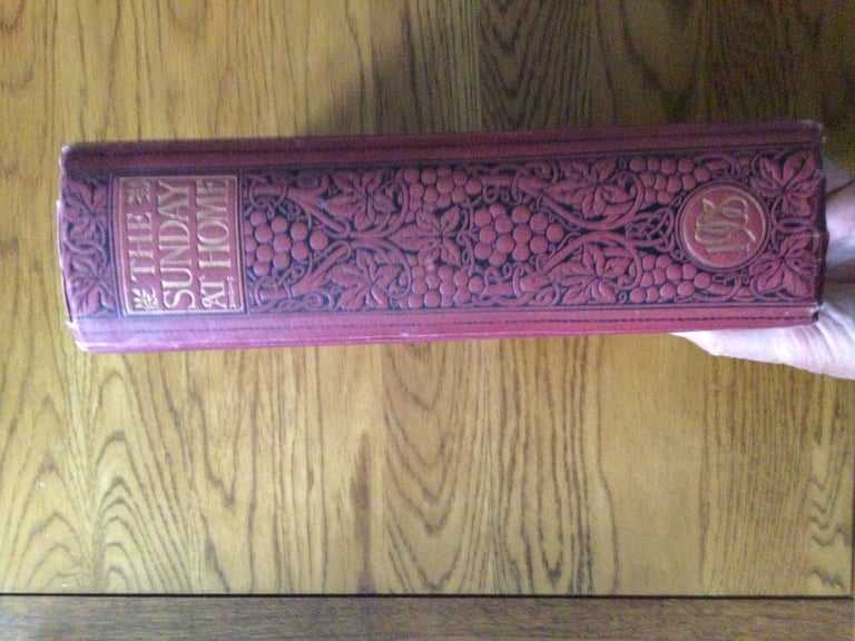 The Sunday at Home hardback illustrated edition printed 1907-08