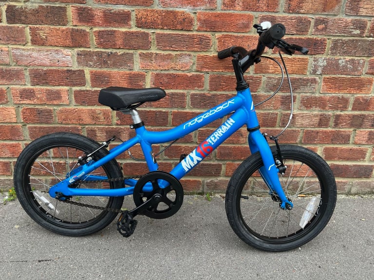 image for ridgeback MX16 terrain kid bike blue bicycle light frame aluminium 16inch wheels