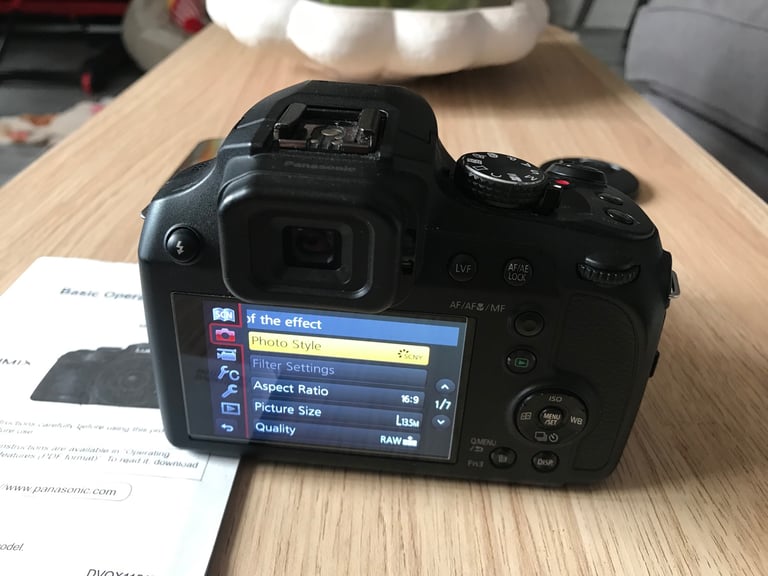 Panasonic Lumix Camera, 4K UHD,18.1MP, 60x Optical Zoom, OLED Live Viewfinder, 3” LCD Touch screen