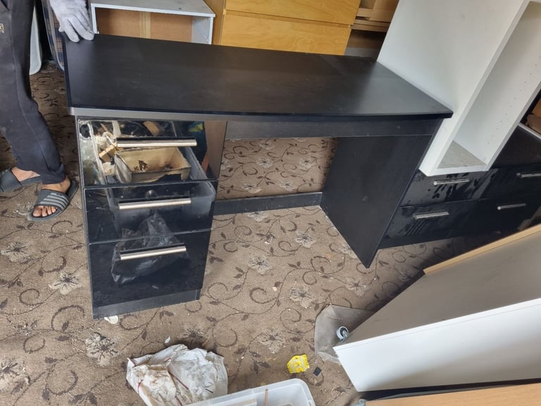 image for Black desk or dressing table