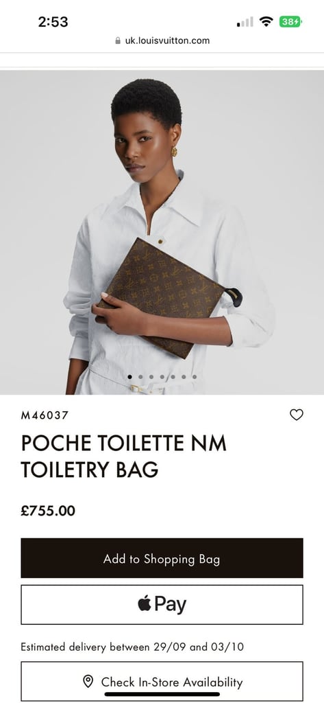Poche Toilette NM Toiletry Bag Monogram Canvas - Travel M46037