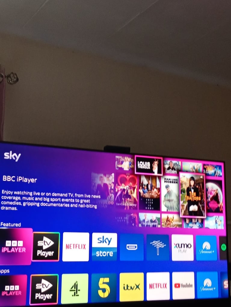image for Sky glass tv 65 inch 4k ultra hd 