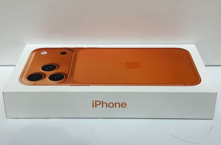 iPhone 17 Pro Max 1TB Orange, Brand New in Sealed Box with 1 Year Apple Warranty. 