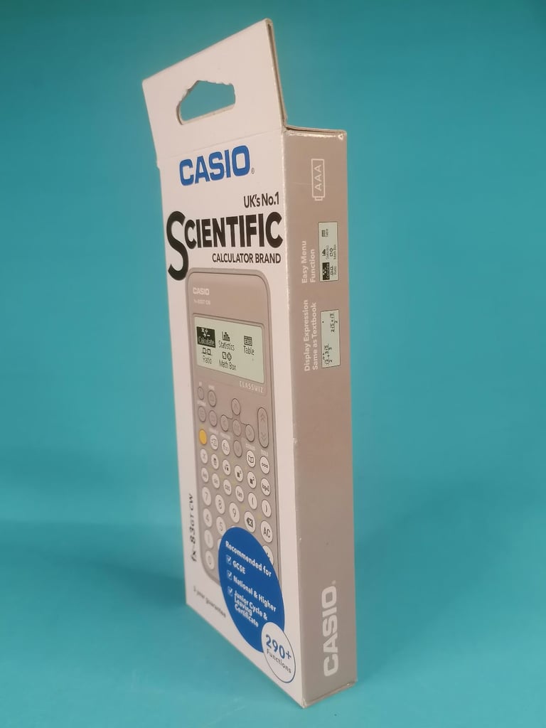 Brand new Casio FX-83GTCW / FX-83GTX Scientific Calculator Grey. 