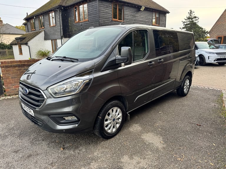 2022 FORD TRANSIT CUSTOM 320 CREW CAB 5 SEATS LIMITED + GREY + TAILGATE