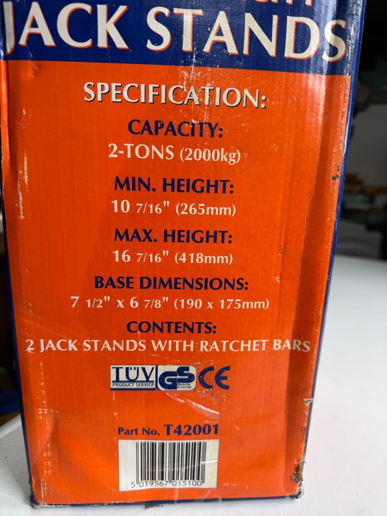 Pair of HD Axle Stands 