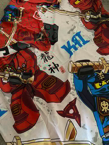 Lego Ninjago Single Duvet Cover and pillowcase in Bury St