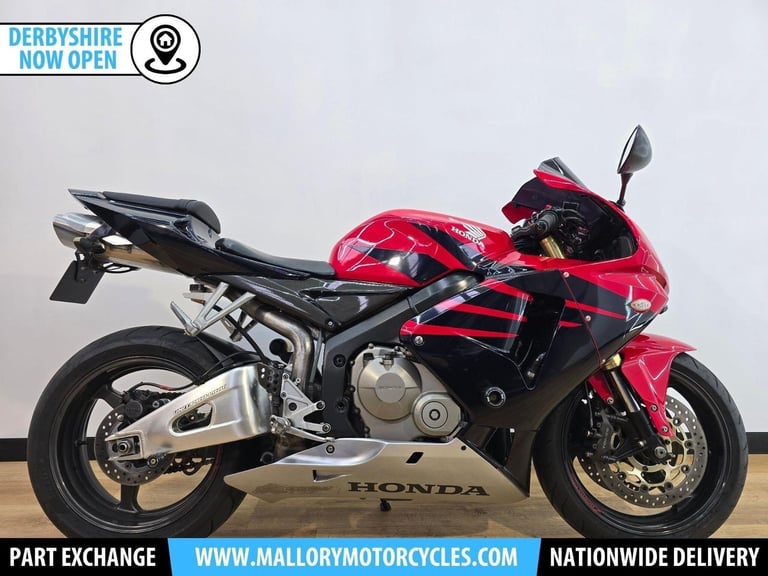 image for Honda CBR600RR Red 2006 | Micron Underseat Exhaust, R&G Bungs, HISS