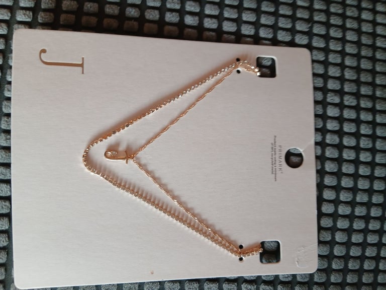 image for New personalised 'J' necklace 