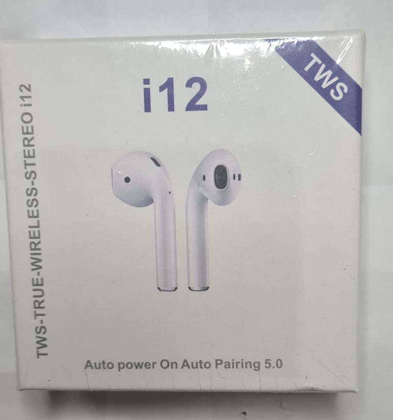 TWS I12 TRUE-WIRELESS-STEREO * NEW AND BOXED *