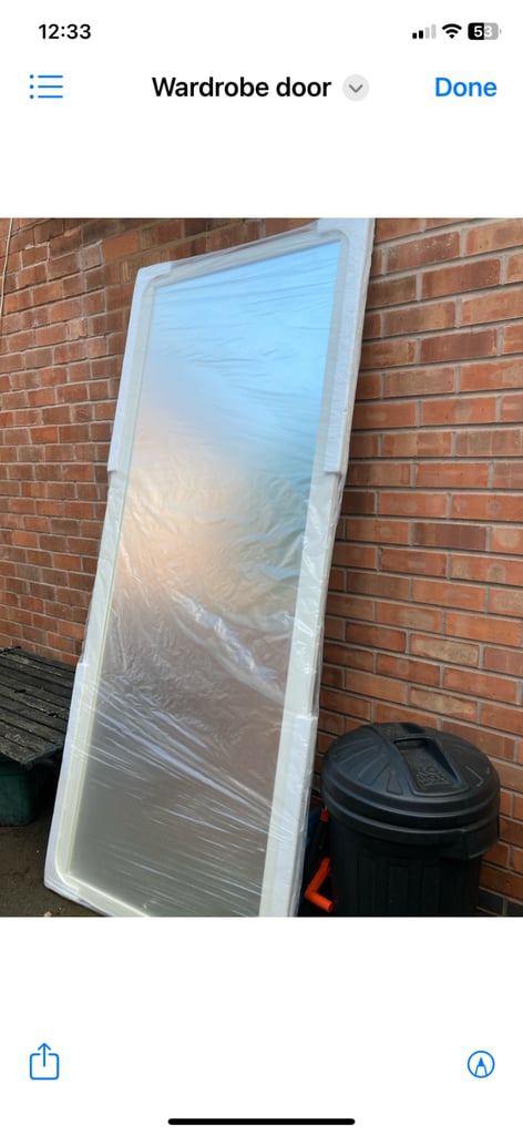 One Mirror wardrobe door 