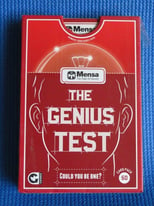 Ginger Fox Mensa - The Genius Quiz Test Card Game. Brand New Sealed