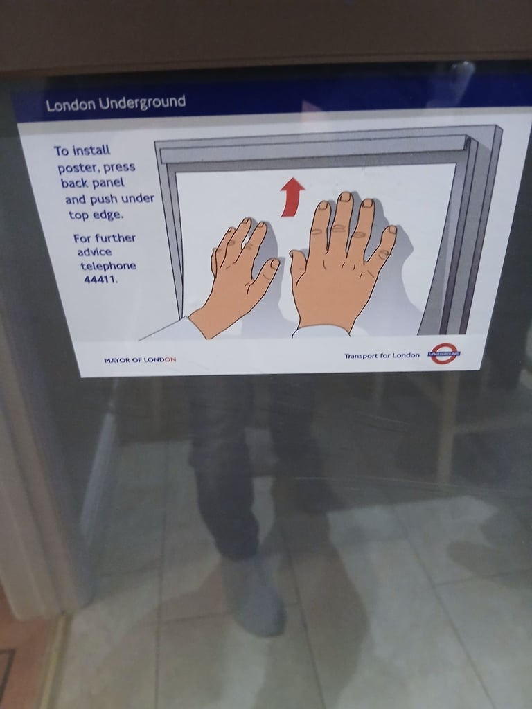 London Underground Display Cabinets