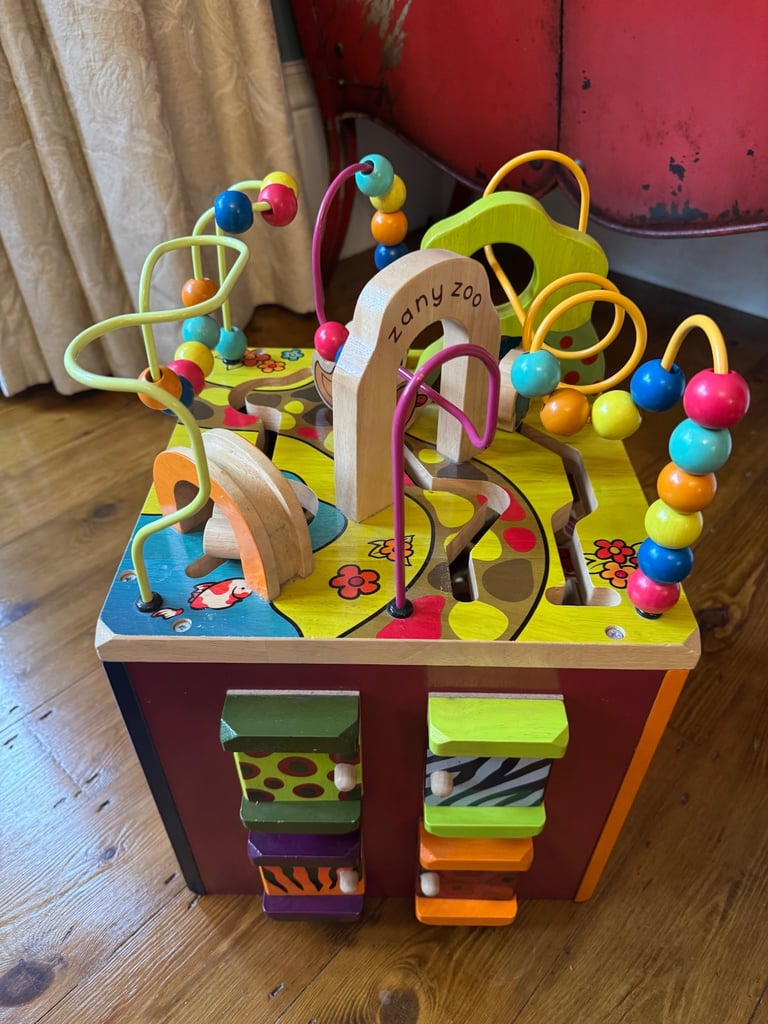 Zany Zoo Wooden Activity Cube Assortment