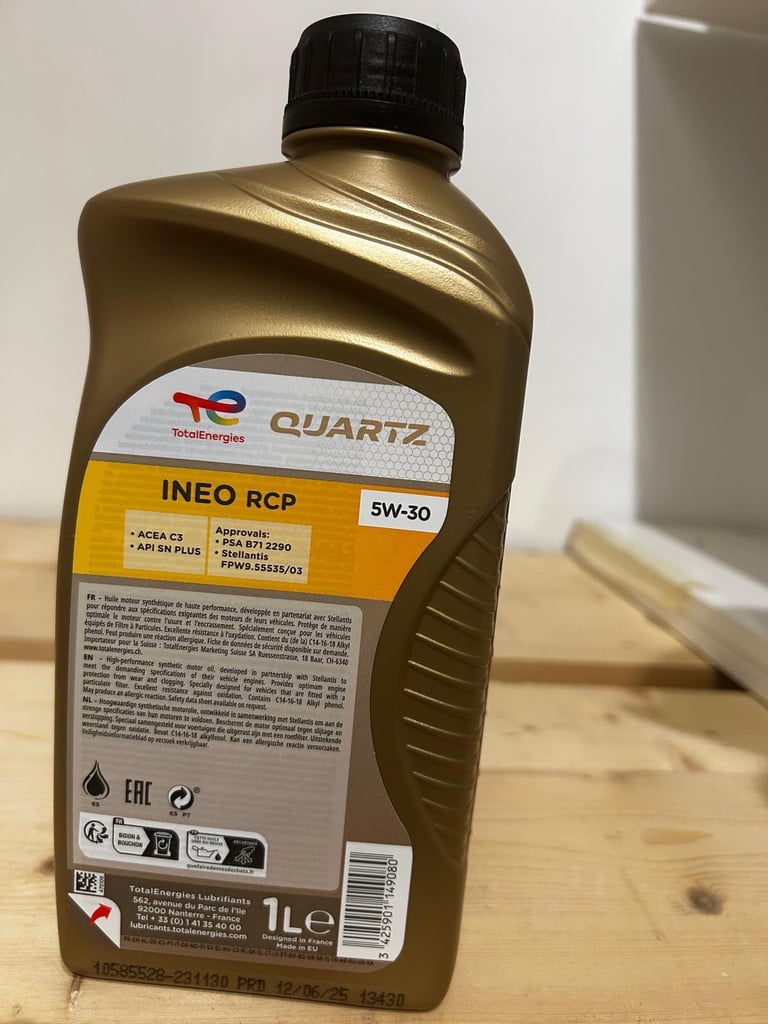 TotalEnergies QUARTZ INEO RCP 5W30 1L