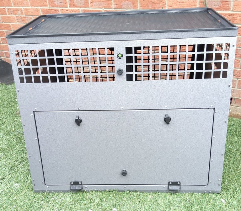 TransK9 ( B4 ) Transport double dog cage (Lockable & Crash Tested) Trans K9