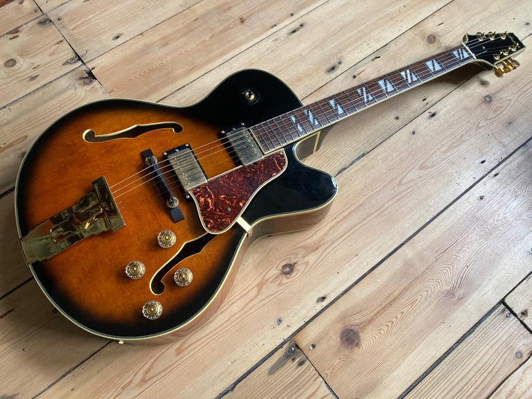 Aria Pro II FA-70BS Jazzbox Electric Guitar Korea 1990s