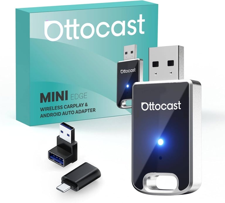 image for new in packaging - OTTOCAST Mini Wireless Carplay Adapter 2025