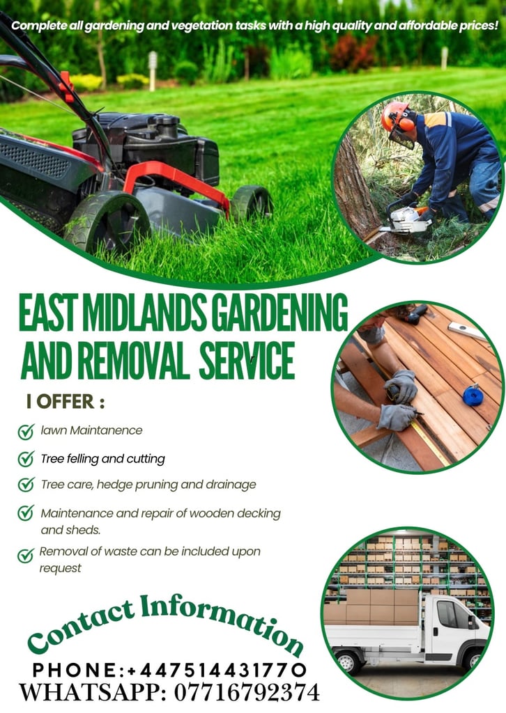 image for East Midlands gardening and removal services 