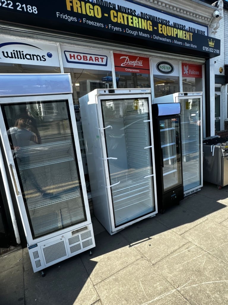 Commercial single door fridges freezers chiller cafe shop 