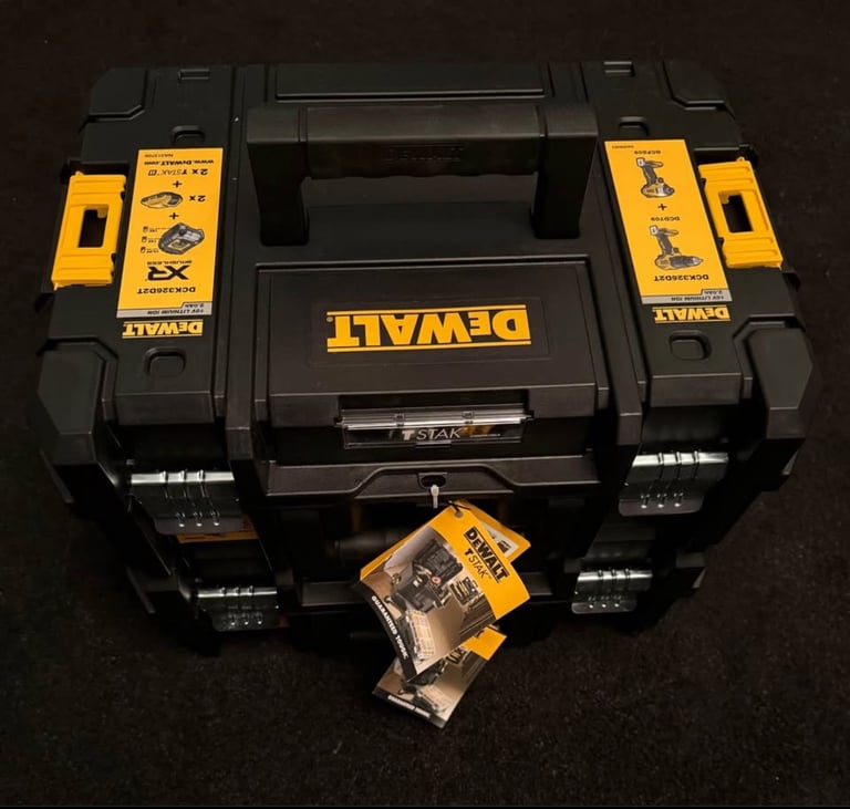 image for DeWalt 18V XR Brushless Compact Combi, Impact Driver, Multi Tool 3 Piece Kit 2 x 2.0Ah