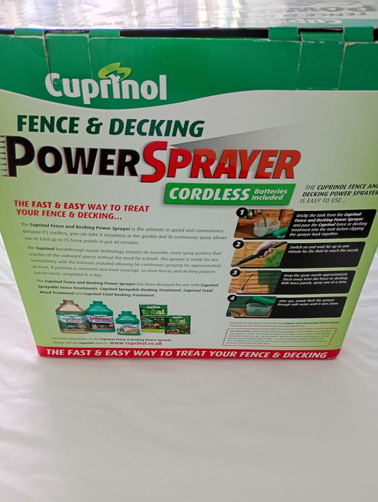 image for Fence and decking sprayer 