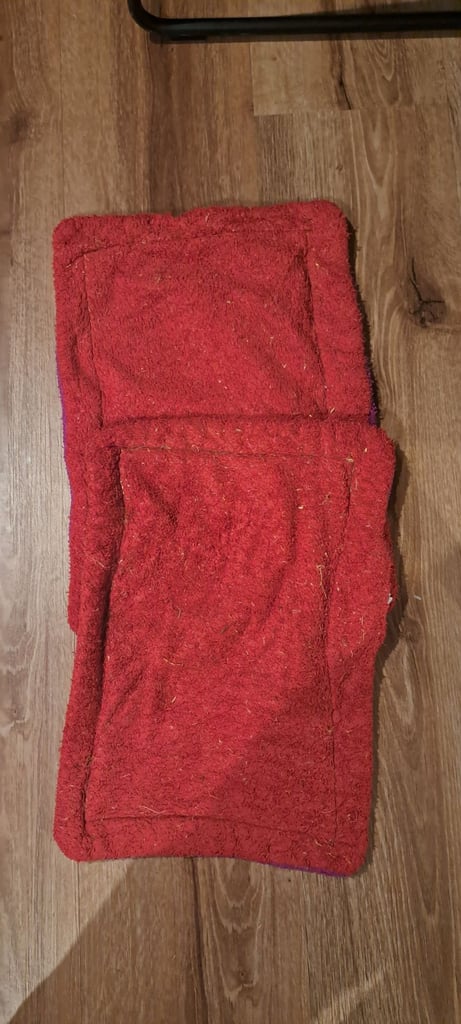 Fleece liners for guinea run and washing machine bag