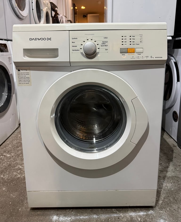Daewoo Washing Machine With Free Delivery N Warranty 