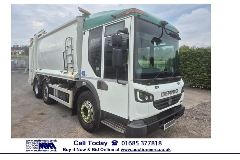 2016 Dennis Elite 6X2 AUTO 26TON MID STEER OLYMPUS BODY REFUSE C/W BIN LIFT (EURO 6) NA Diesel Au...