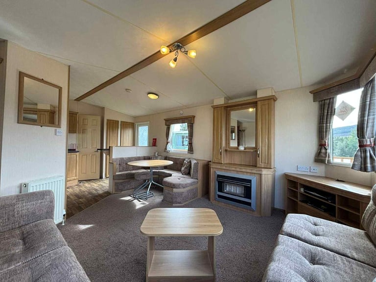 Bargain static caravan with huge decking and no site fees until 2027! £2,200 deposit