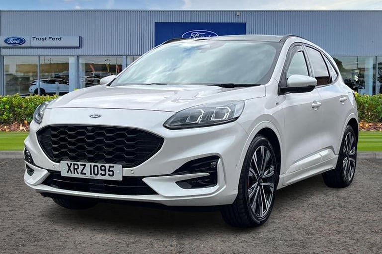 2022 Ford Kuga 1.5 EcoBlue ST-Line X Edition 5dr, Platinum White Paint, Media screen, sat Estate ...